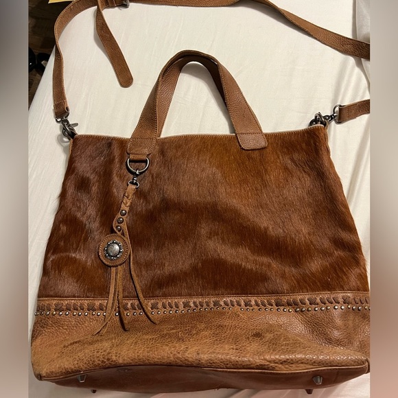 Delila Handbags - Delila leather cowhide western Purse